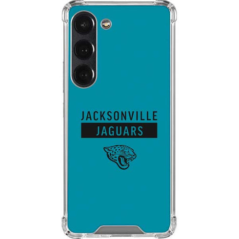 NFL Jacksonville Jaguars Teal Performance Series Galaxy S23 Clear Case