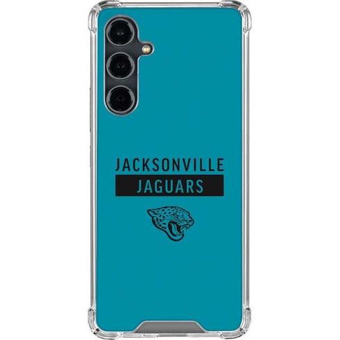 NFL Jacksonville Jaguars Teal Performance Series Galaxy S23 FE Clear Case
