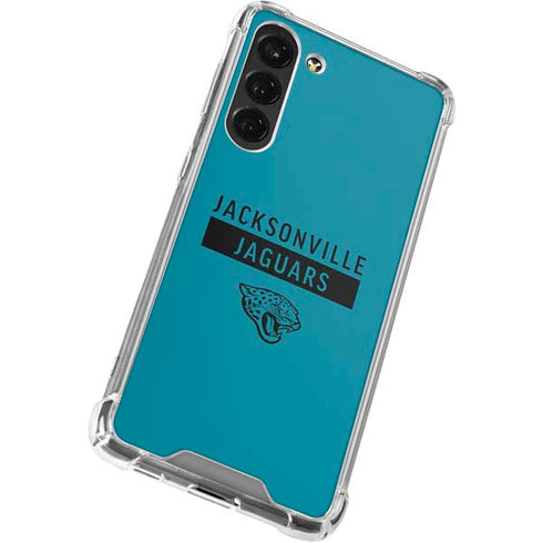 NFL Jacksonville Jaguars Teal Performance Series Galaxy S23 Plus Clear Case