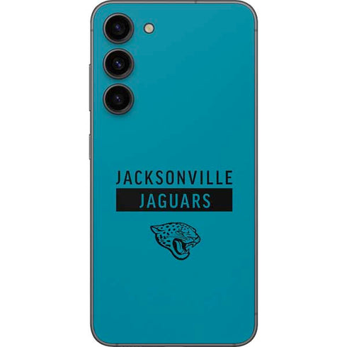 NFL Jacksonville Jaguars Teal Performance Series Galaxy S23 Plus Skin