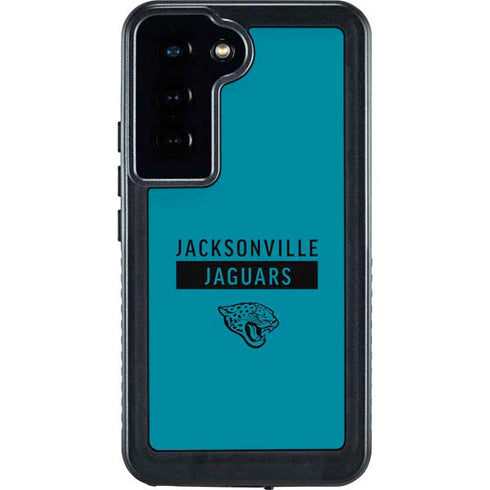 NFL Jacksonville Jaguars Teal Performance Series Galaxy S23 Waterproof Case