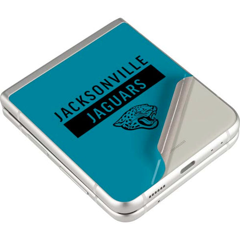 NFL Jacksonville Jaguars Teal Performance Series Galaxy Z Flip3 5G Skin