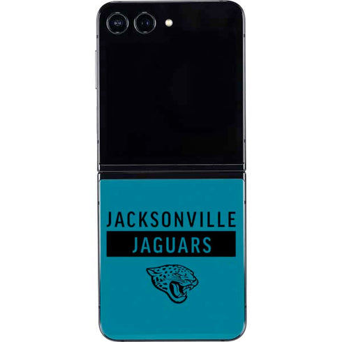 NFL Jacksonville Jaguars Teal Performance Series Galaxy Z Flip5 5G Skin