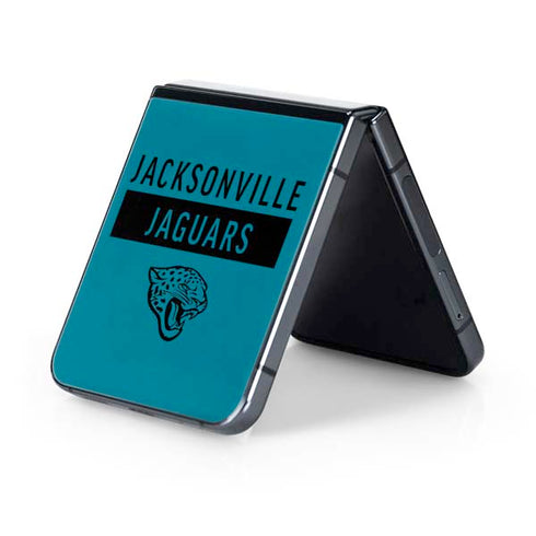 NFL Jacksonville Jaguars Teal Performance Series Galaxy Z Flip5 5G Skin