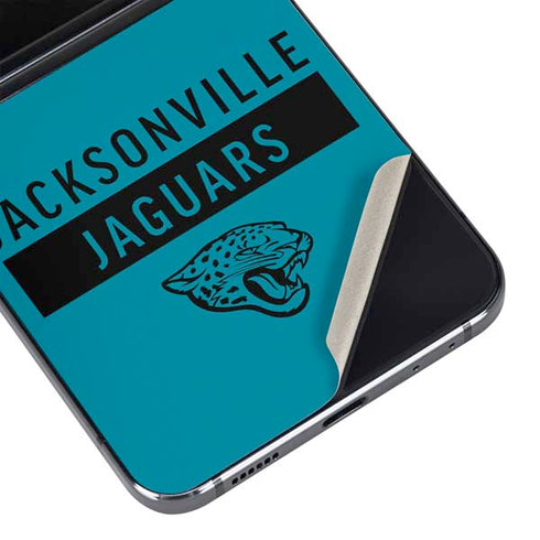 NFL Jacksonville Jaguars Teal Performance Series Galaxy Z Flip5 5G Skin