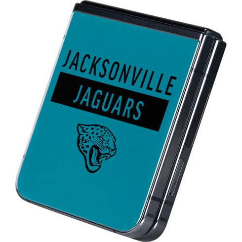NFL Jacksonville Jaguars Teal Performance Series Galaxy Z Flip5 5G Skin