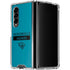 NFL Jacksonville Jaguars Teal Performance Series Galaxy Z Fold4 5G Clear Case