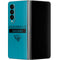 NFL Jacksonville Jaguars Teal Performance Series Galaxy Z Fold4 5G Skin