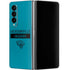 NFL Jacksonville Jaguars Teal Performance Series Galaxy Z Fold4 5G Skin
