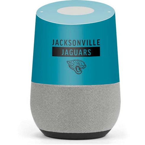 NFL Jacksonville Jaguars Teal Performance Series Google Home Skin