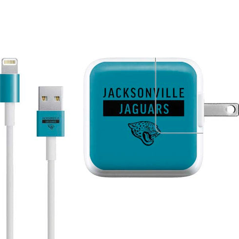 NFL Jacksonville Jaguars Teal Performance Series iPad Charger (10W USB) Skin
