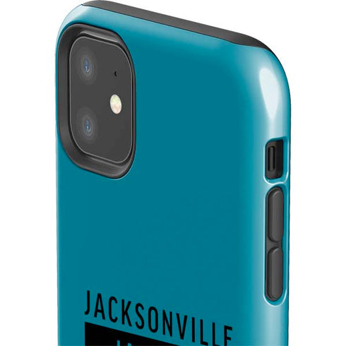 NFL Jacksonville Jaguars Teal Performance Series iPhone 11 Impact Case