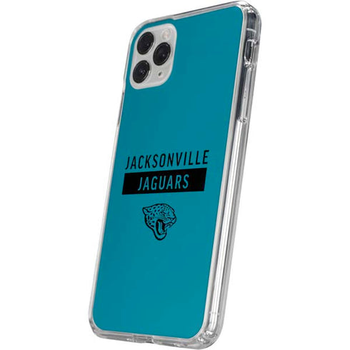 NFL Jacksonville Jaguars Teal Performance Series iPhone 11 Pro Clear Case