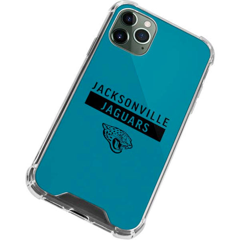 NFL Jacksonville Jaguars Teal Performance Series iPhone 11 Pro Max Clear Case