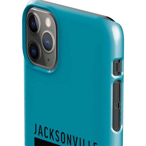 NFL Jacksonville Jaguars Teal Performance Series iPhone 11 Pro Max Lite Case