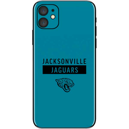 NFL Jacksonville Jaguars Teal Performance Series iPhone 11 Skin