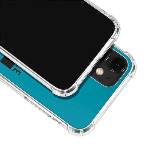 NFL Jacksonville Jaguars Teal Performance Series iPhone 12 Mini Clear Case