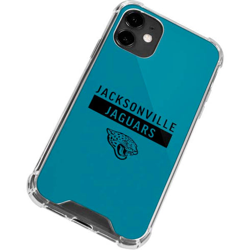 NFL Jacksonville Jaguars Teal Performance Series iPhone 12 Mini Clear Case