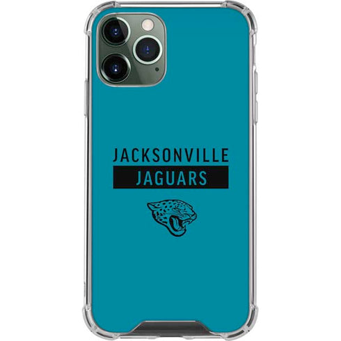 NFL Jacksonville Jaguars Teal Performance Series iPhone 12 Pro Max Clear Case