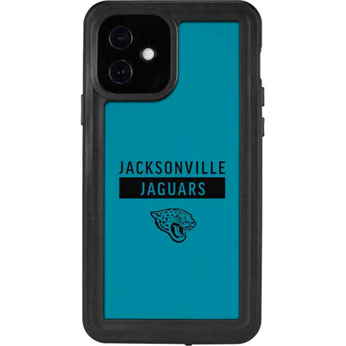 NFL Jacksonville Jaguars Teal Performance Series iPhone 12 Waterproof Case