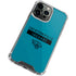 NFL Jacksonville Jaguars Teal Performance Series iPhone 14 Pro Clear Case