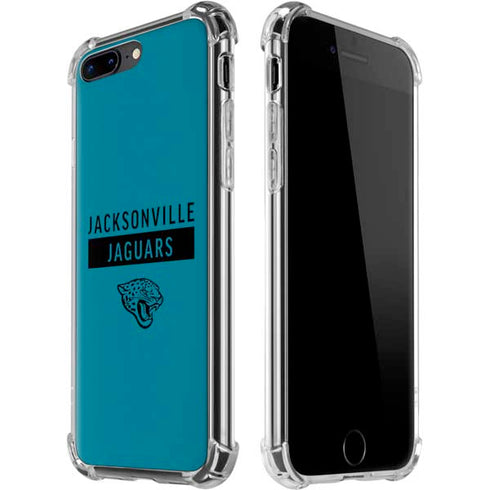 NFL Jacksonville Jaguars Teal Performance Series iPhone 7/8 Plus Clear Case
