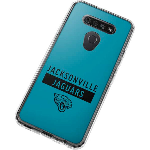 NFL Jacksonville Jaguars Teal Performance Series LG K51/Q51 Clear Case