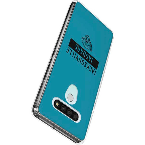NFL Jacksonville Jaguars Teal Performance Series LG Stylo 6 Clear Case