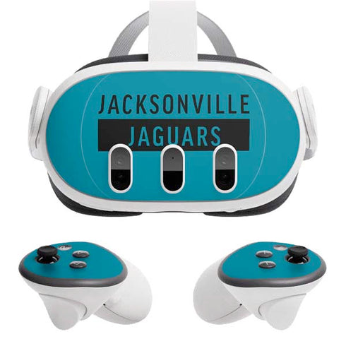 NFL Jacksonville Jaguars Teal Performance Series Meta Quest 3 Skin
