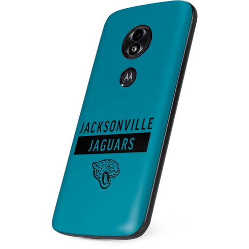NFL Jacksonville Jaguars Teal Performance Series Moto E5 Play Skin