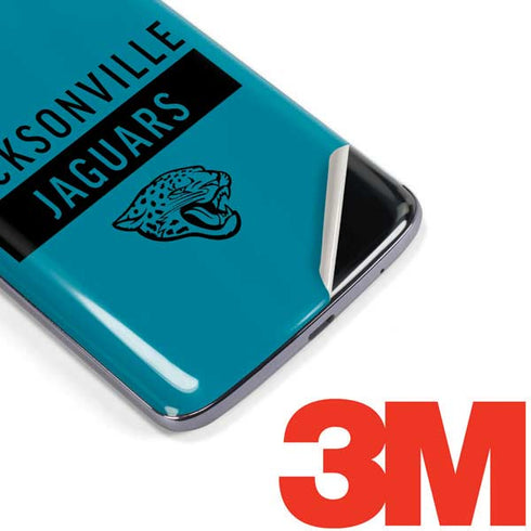 NFL Jacksonville Jaguars Teal Performance Series Moto E5 Plus Skin
