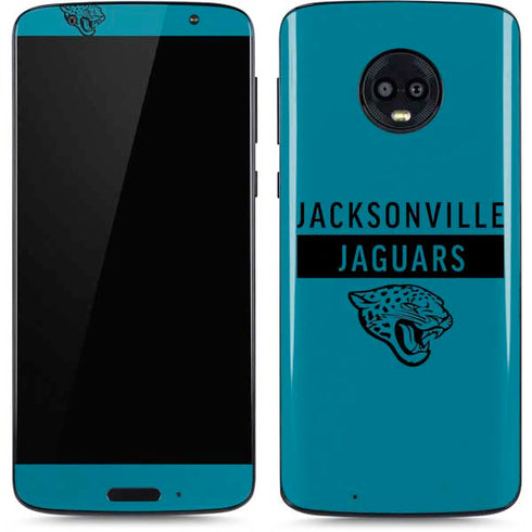 NFL Jacksonville Jaguars Teal Performance Series Moto G6 Skin