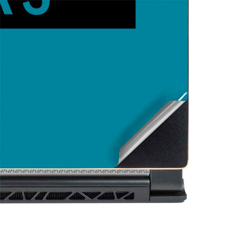 NFL Jacksonville Jaguars Teal Performance Series MSI GS65 Stealth Laptop Skin