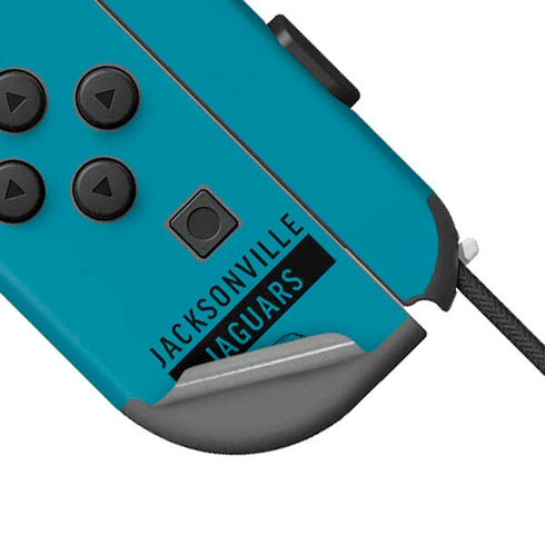 NFL Jacksonville Jaguars Teal Performance Series Nintendo Joy-Con (L/R) Controller Skin