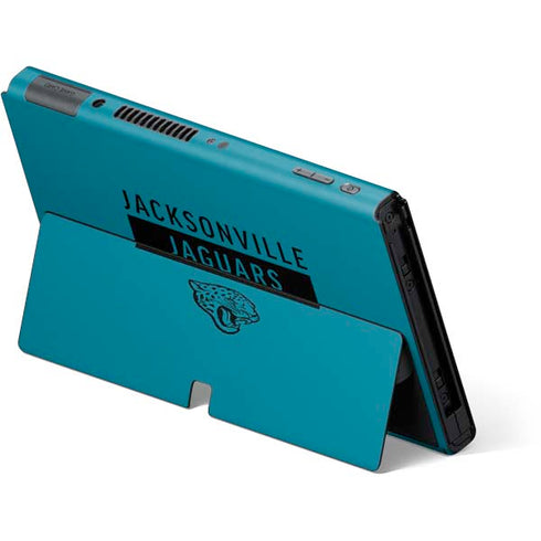 NFL Jacksonville Jaguars Teal Performance Series Nintendo Switch OLED (2021) Skin