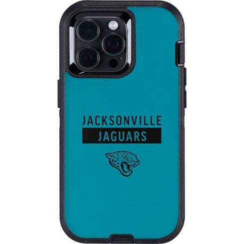 NFL Jacksonville Jaguars Teal Performance Series Otterbox Defender iPhone Skin