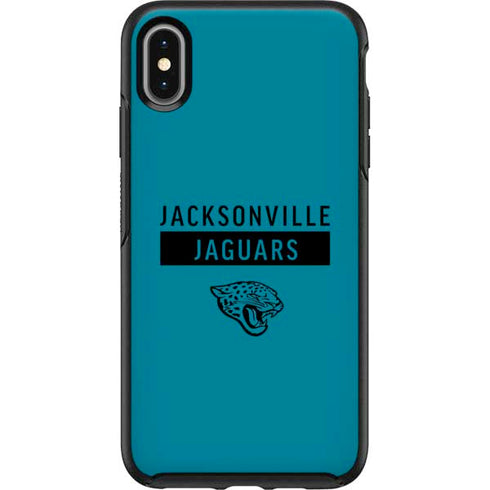 NFL Jacksonville Jaguars Teal Performance Series Otterbox Symmetry iPhone Skin