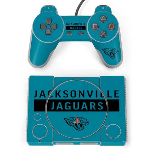 NFL Jacksonville Jaguars Teal Performance Series PlayStation Classic Bundle Skin