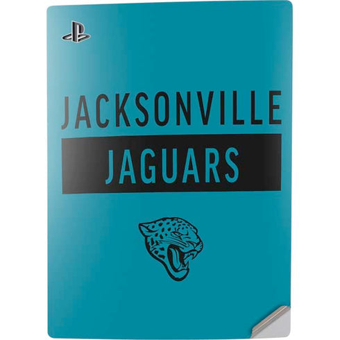 NFL Jacksonville Jaguars Teal Performance Series PS5 Digital Edition Console Skin