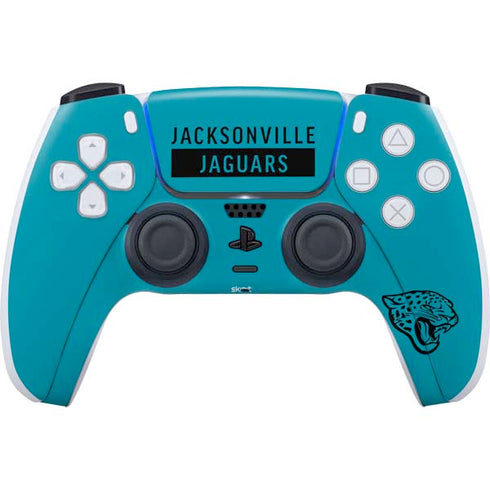 NFL Jacksonville Jaguars Teal Performance Series PS5 Controller Skin