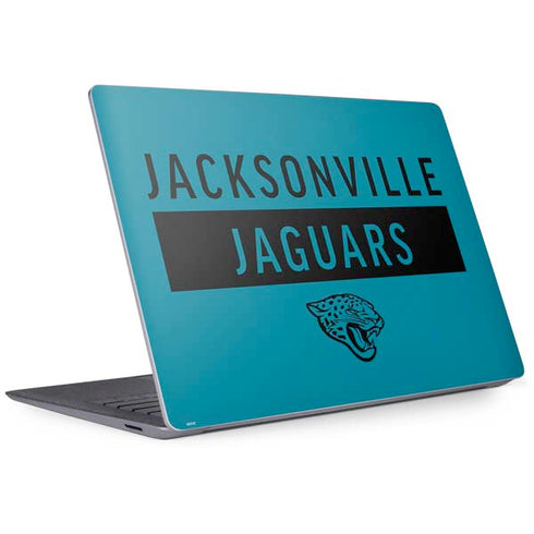NFL Jacksonville Jaguars Teal Performance Series Surface Laptop 3 13.5in Skin