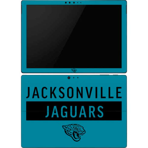 NFL Jacksonville Jaguars Teal Performance Series Surface Pro 6 Skin