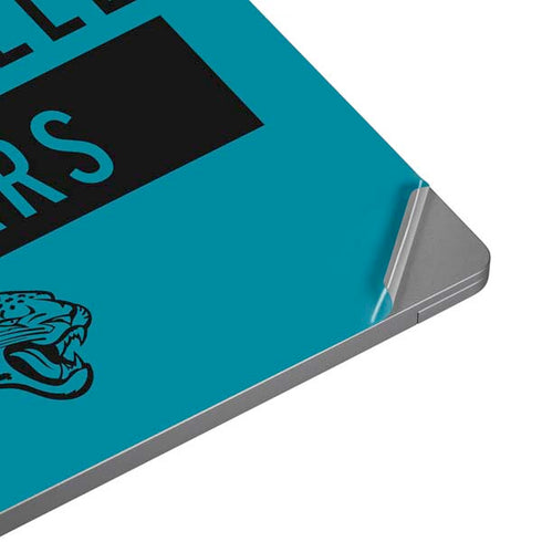 NFL Jacksonville Jaguars Teal Performance Series Universal Laptop 16.6in (13.4 x 9.7in) Skin