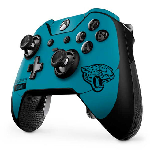 NFL Jacksonville Jaguars Teal Performance Series Xbox One Elite Controller Skin