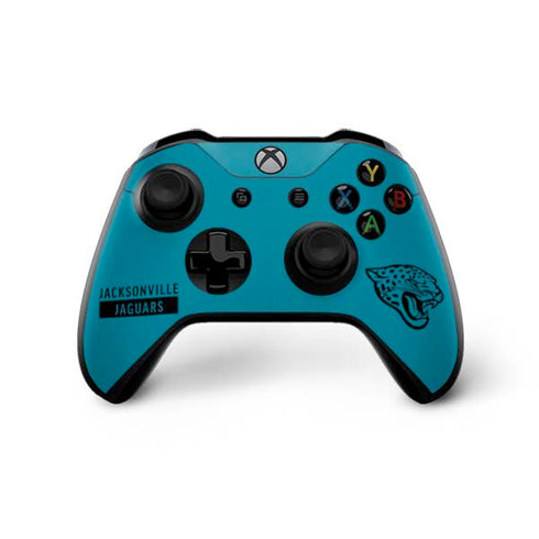 NFL Jacksonville Jaguars Teal Performance Series Xbox One X Controller Skin