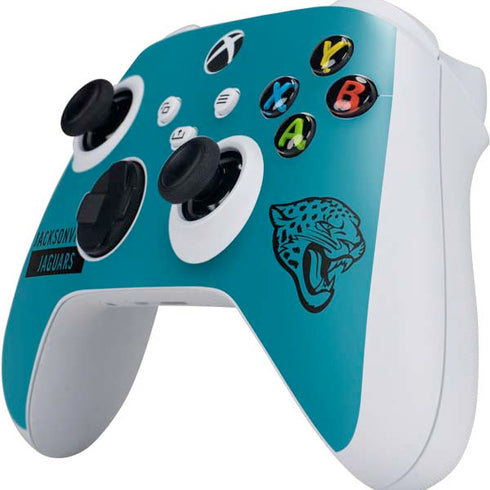 NFL Jacksonville Jaguars Teal Performance Series Xbox Series S Controller Skin