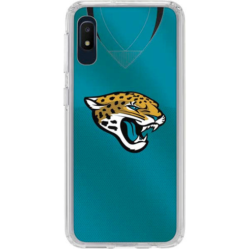NFL Jacksonville Jaguars Team Jersey Galaxy A10e Clear Case