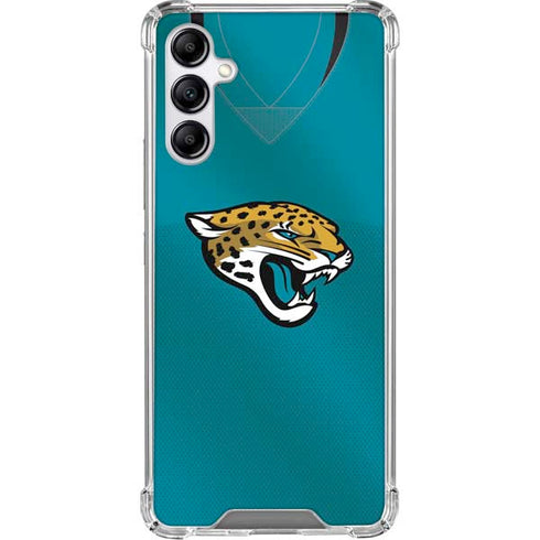 NFL Jacksonville Jaguars Team Jersey Galaxy A15 5G Clear Case