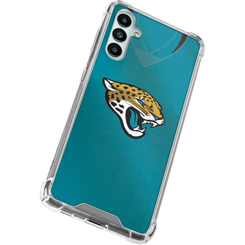 NFL Jacksonville Jaguars Team Jersey Galaxy A15 5G Clear Case