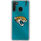 NFL Jacksonville Jaguars Team Jersey Galaxy A21 Clear Case